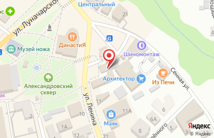 Пиццерия в Нижнем Новгороде на карте