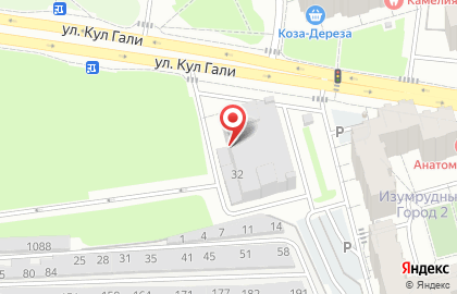 Платная парковка в Казани на карте