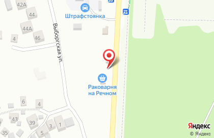 Магазин Речной в Центральном районе на карте