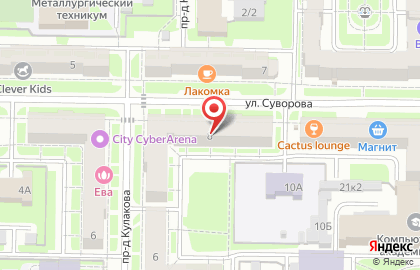 Магазин фруктов и овощей в Центральном районе на карте