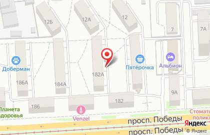 Детский клуб Чайка в Курчатовском районе на карте