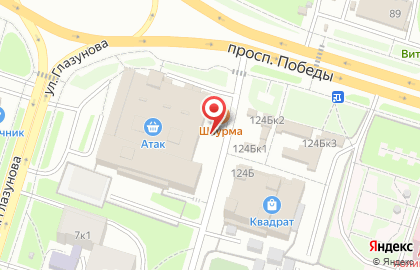 Киоск HOT doner в Октябрьском районе на карте