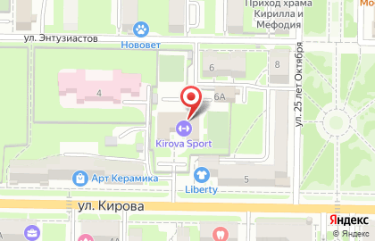 Kirova-sport на карте