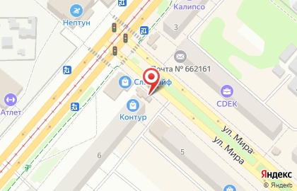 Магазин фруктов и овощей в Красноярске на карте