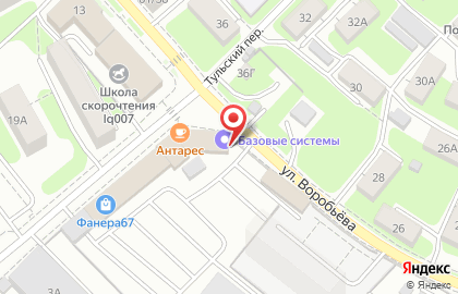 Торговая компания Строитель на улице Воробьёва на карте