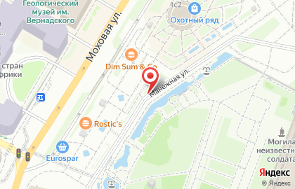 Книжный магазин Читай-город на Манежной площади на карте