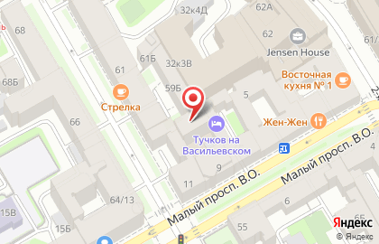 Строящиеся объекты, ООО Соло в Василеостровском районе на карте