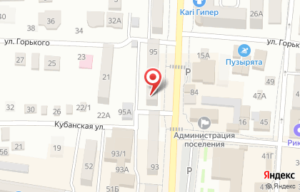 Продуктовый магазин Зори кубани на карте