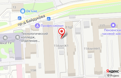 Типография Март в Октябрьском районе на карте