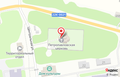 Приход храма на карте
