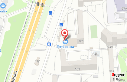 Магазин текстиля и одежды на улице Генерала Лизюкова на карте