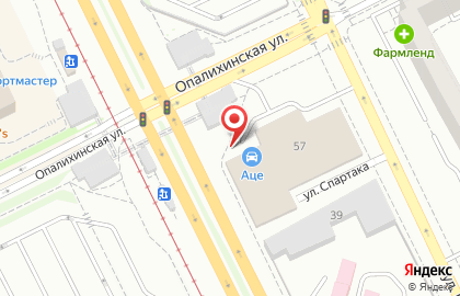 ГК Автоплюс, официальный дилер Audi Ауди Центр Екатеринбург на улице Бебеля на карте