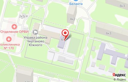 Спортивная школа олимпийского резерва №43 на Подольских Курсантов на карте