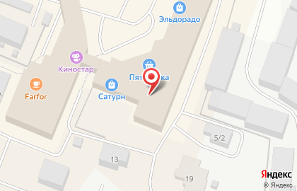 Супермаркет Пятерочка на Заводской улице на карте