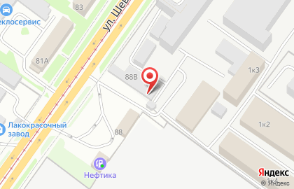 Кафе Искорка на улице Бабушкина на карте