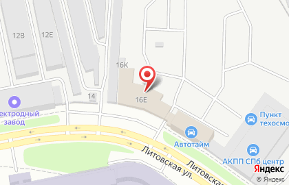 Барс на Литовской улице на карте