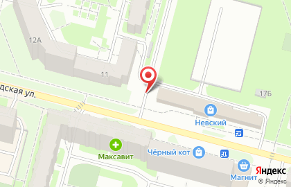 Магазин Сладкоежка на улице Ленинградской на карте