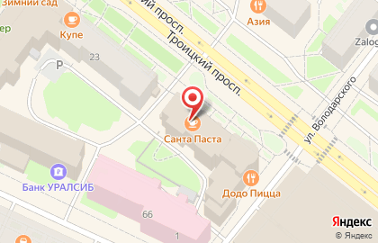 Вейп-шоп Папироска.рф на Троицком проспекте на карте