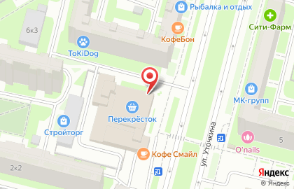 Банкомат Альфа-Банк на улице Уточкина на карте
