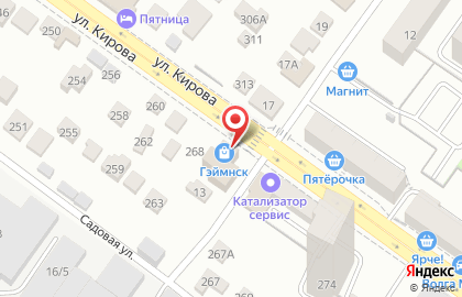 Магазин игровых приставок GameNsk в Октябрьском районе на карте