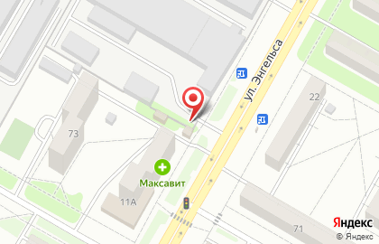 Магазин Тепличное на улице Фридриха Энгельса на карте