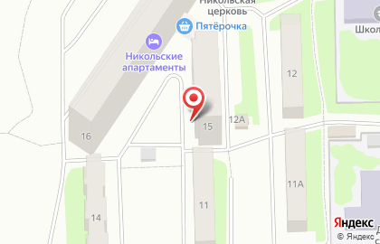 Магазин овощей и фруктов на Октябрьской улице на карте