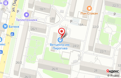 Ветеринарная клиника на Перспективном на карте