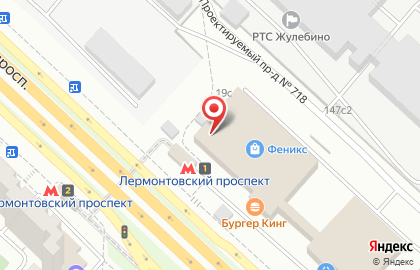 Зоомагазин Petshop.ru на Лермонтовском проспекте на карте