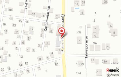Торговая фирма Элмика на Днепропетровской улице на карте