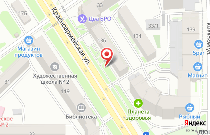 Монитор на Красноармейской улице на карте