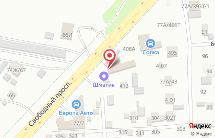 АГЗС Красноярсккрайгаз на Свободном проспекте на карте