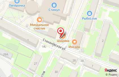 Бистро Казан Мангал на улице Яна Фабрициуса на карте
