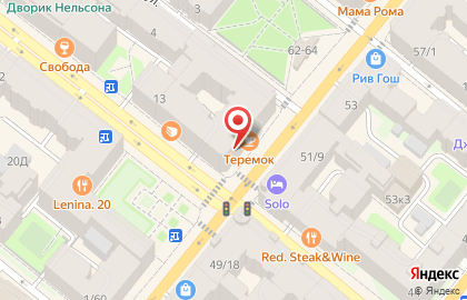 Ресторан домашней кухни Теремок в Петроградском районе на карте