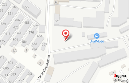 Торговая компания Вектор на Маслобазовой улице на карте