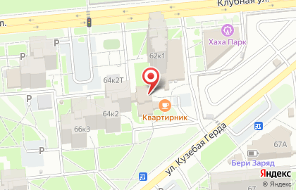 Клубный на карте