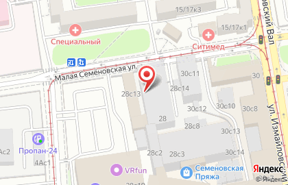 Скоромама на Преображенской площади на карте