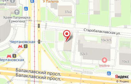 Банкомат Национальный стандарт на Балаклавском проспекте на карте