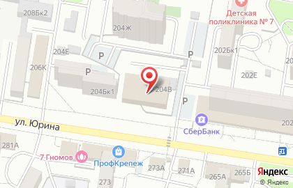 Краевой дворец молодежи на карте