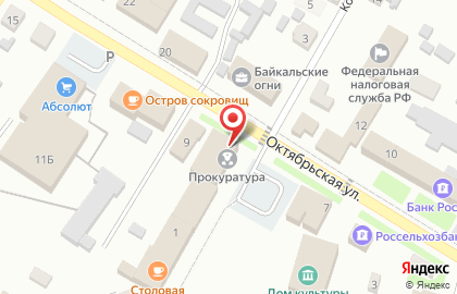 Следственный отдел по Кабанскому району на карте