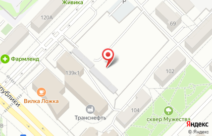 Сауна Вихта на карте