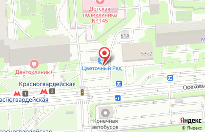 Пушкинский хлеб на Ореховом бульваре на карте