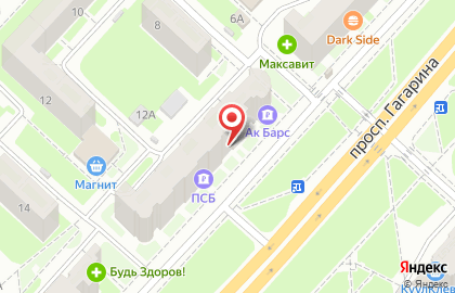 Компания КОМПЬЮТЕРНАЯ ПОМОЩЬ на проспекте Гагарина на карте