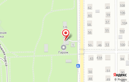 Клуб пейнтбола и лазертага Пиранья на Лесопарковой улице на карте