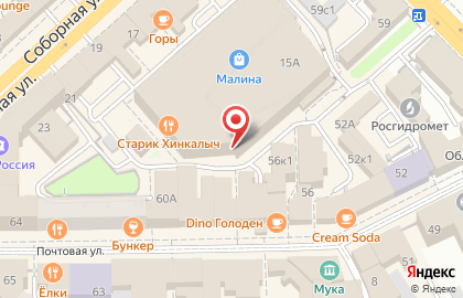 Ресторан быстрого питания KFC на Соборной улице на карте