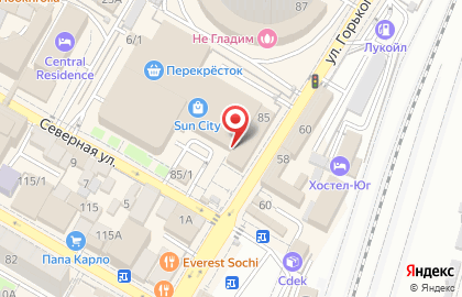 Банкомат Тинькофф в Сочи на карте