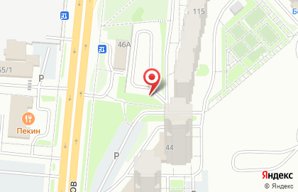 Автостоянка на ул. Алексеева, 115/3 на карте