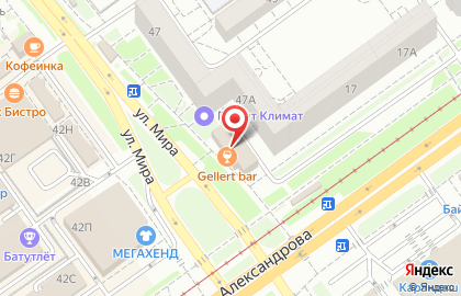 #Gellert_bar на улице Мира на карте