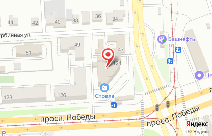 Магазин Красное & Белое на проспекте Победы, 124 на карте