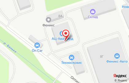 Автотехцентр Авангард на Речной улице на карте