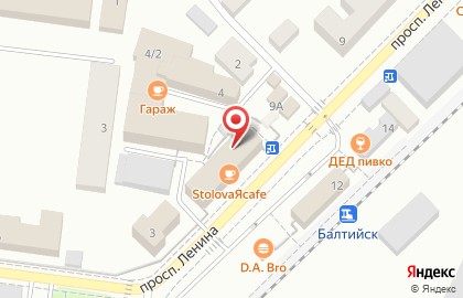 Магазин в Калининграде на карте